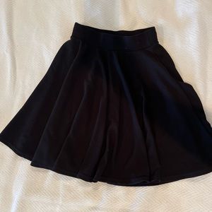 Cute flared black skirt